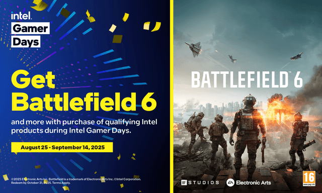 Intel Gamer Days 2025 – Battlefield™ 6