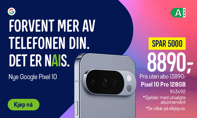 Nye Google Pixel 10 er nAIs