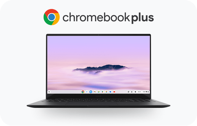 Chromebook Plus laptop forfra