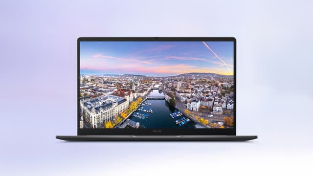 Computing - ASUS - En Chromebook med skærmen med billedet