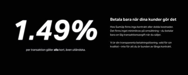 SumUp - Betala bara när dina kunder gör det