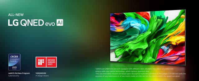 LG QNED evo -televisio