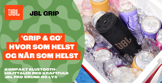 JBL GRIP - Praktisk og kompakt højttaler