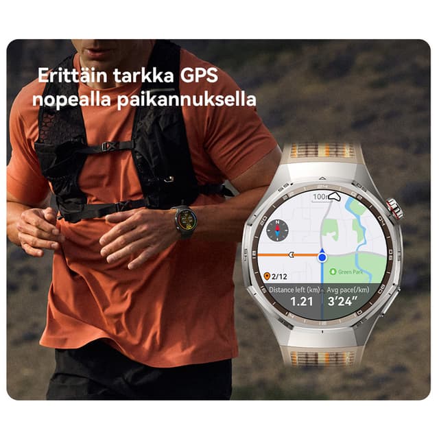 Huawei Watch GT 6 Pro – Erittäin tarkka GPS nopealla paikannuksella