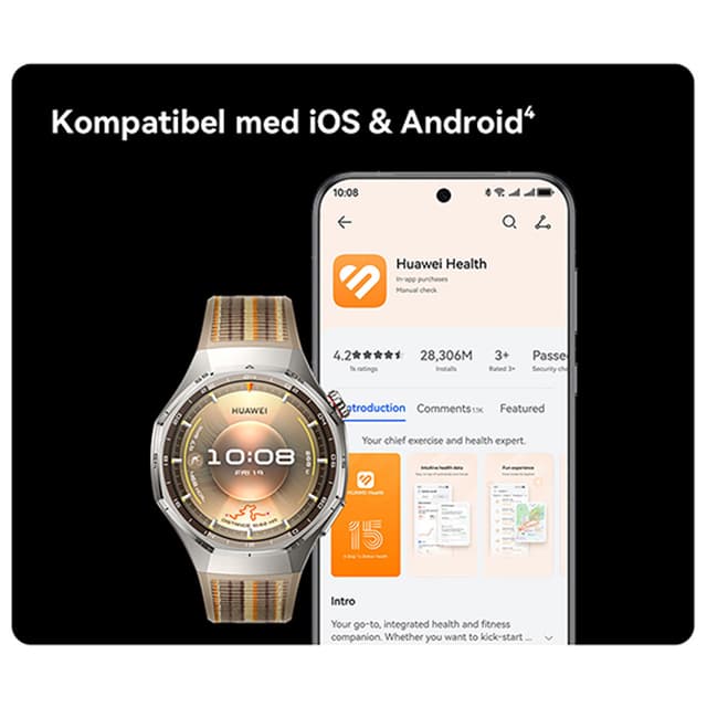 Huawei Watch GT 6 Pro – Bred kompatibilitet 