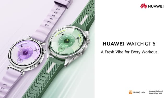 Huawei Watch GT 6 – A fresh vibe for every workout