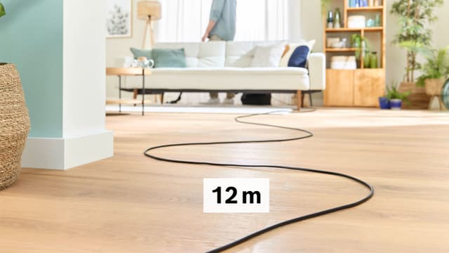 Bosch-pölynimuri – Extrapitkä johto