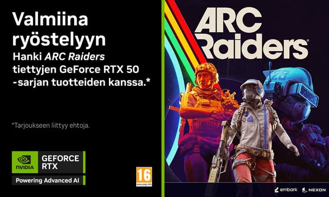 Nvidia gaming -kampanjatarjous  – Arc Raiders Deluxe Edition
