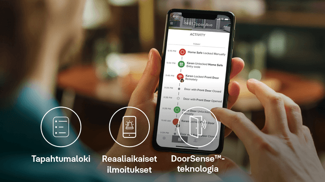 Yale Linus L2 mahdollistaa ovesi tapahtumien seuraamisen