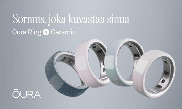 Oura Ring 4 Ceramic – Korkealaatuinen keraaminen ulkopinta