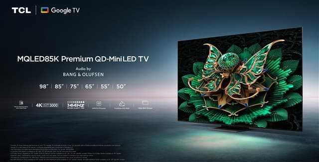TCL MQLED85K Premium QD-MiniLED TV