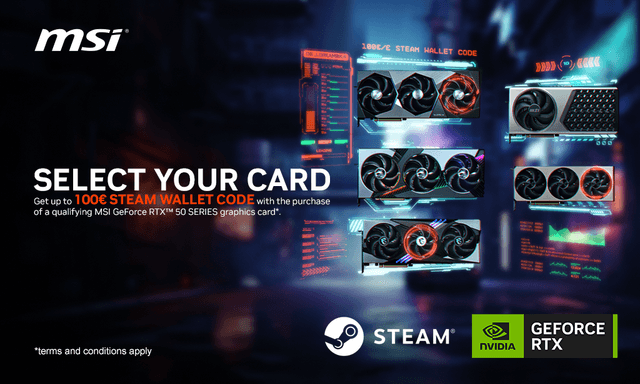 MSI – Select Your Card -kampanjatarjous