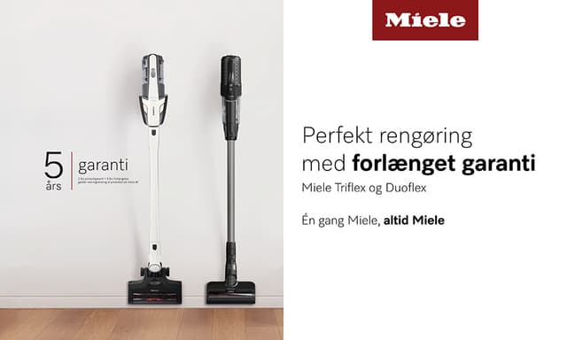 Miele Triflex & Duoflex – Udvidet garanti