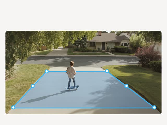 eufyCam E40 - Registered activity zone