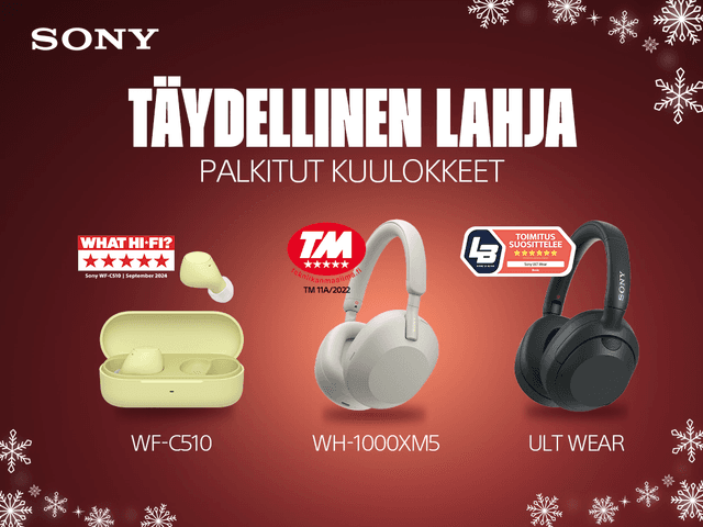 Sony-kuulokkeet – Täydellinen lahja