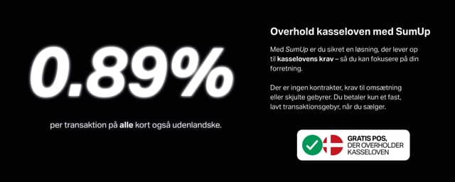 Overhold kasseloven med Sumup