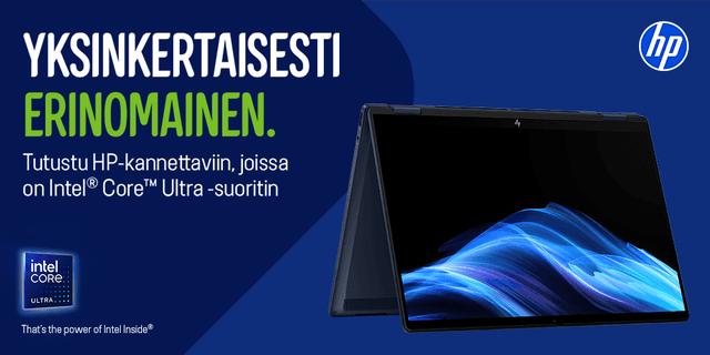 HP-kannettavat Intel Core Ultra -suorittimella