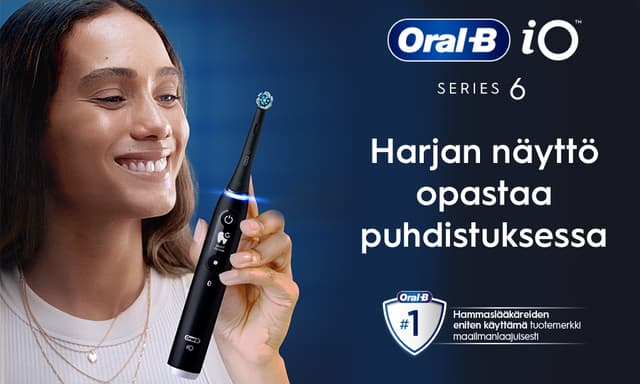 Oral-B iO6 -sähköhammasharja älynäytöllä