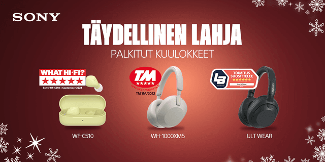 Sony-kuulokkeet – Täydellinen lahja