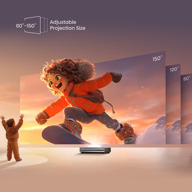 CE - Hisense - PX3 Pro - Projection Size