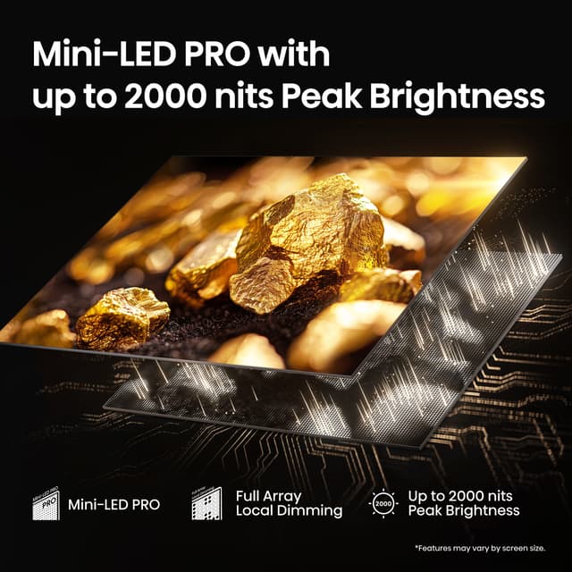 Hisense U7Q Pro -tv ja Mini Led Pro