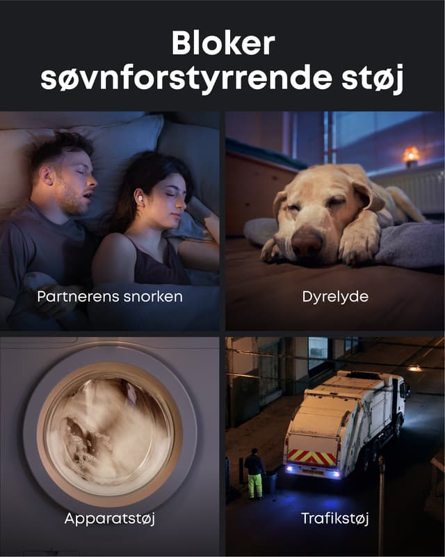 Bloker søvnforstyrrende støj