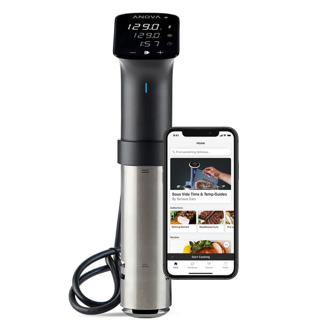 Anova Precision Cooker Pro -laite ja älypuhelinsovellus
