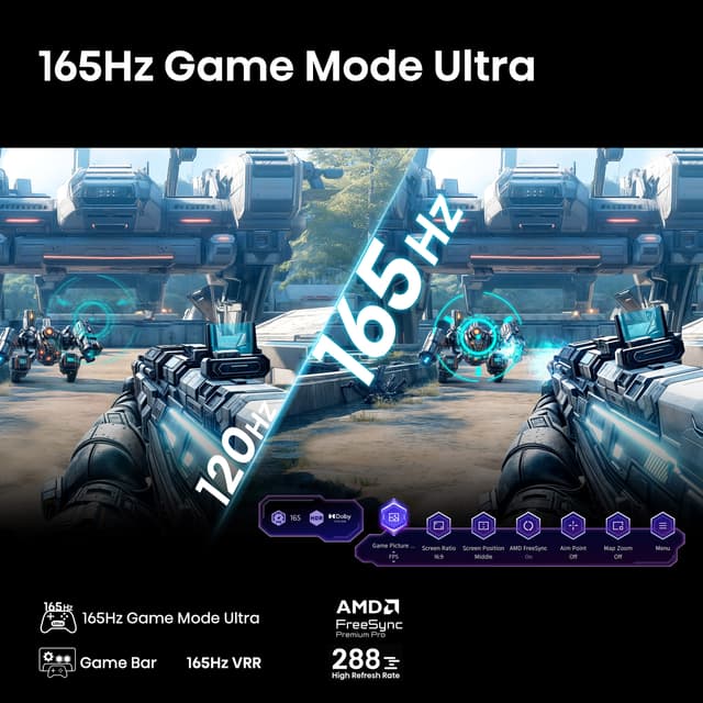 CE - Hisense - U8Q - 165Hz Game Mode