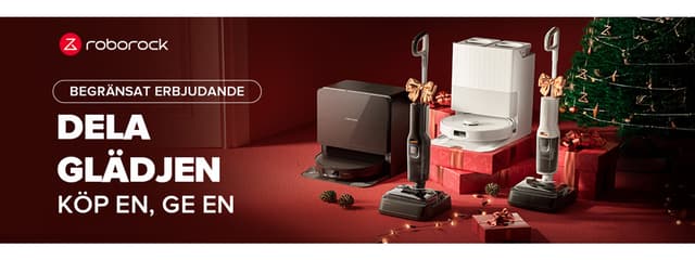 Roborock Christmas campaign top banner