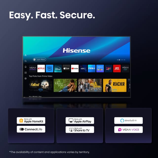 CE - Hisense - E8Q - Smart Features