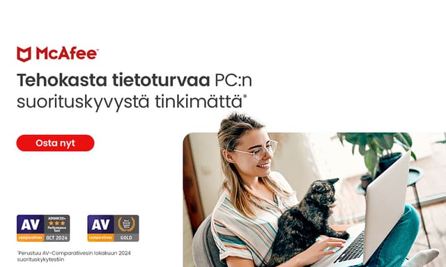 McAfee – Tehokas tietoturva
