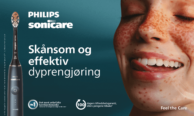 Philips Sonicare – Skånsom og effektiv tannpleie