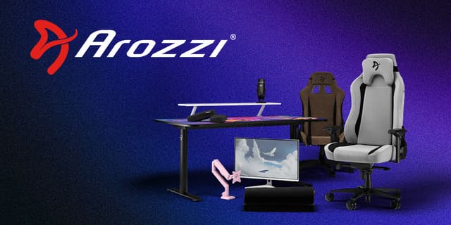 Arozzi desktop banner