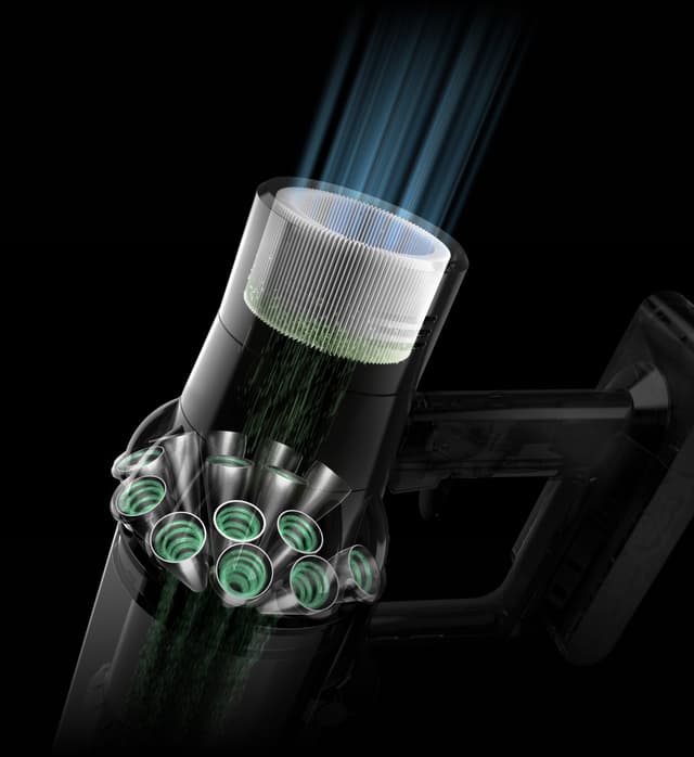 Dyson V10 Submarine - Whole-system filtration
