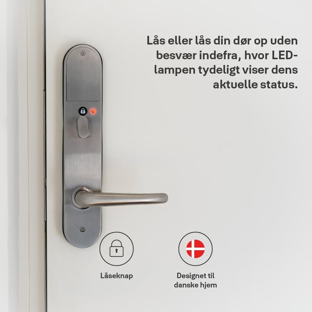 Yale Entrus Lite - Lås eller lås din dør op indefra med et enkelt tryk