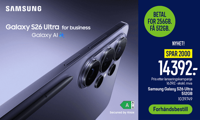 Samsung Galaxy S26-serien