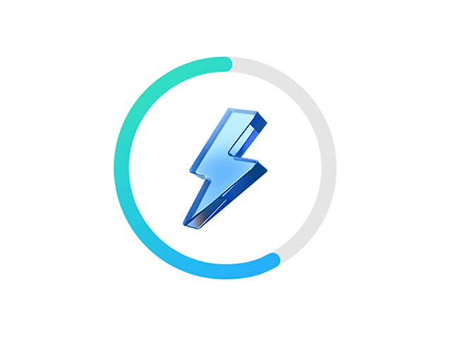 Snabbladdning symbol