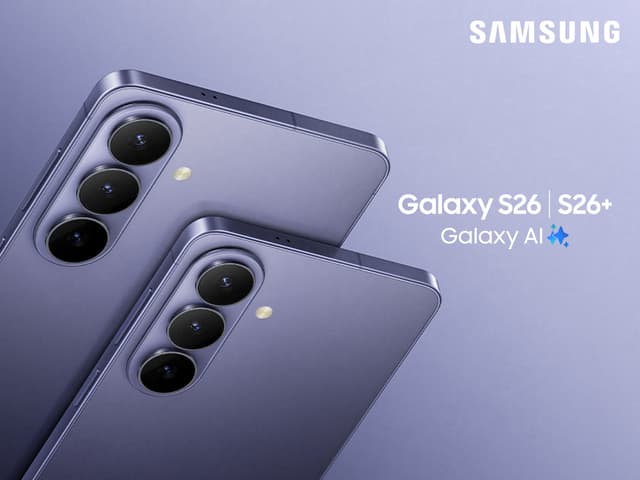 Samsung Galaxy S26 og S26+ banner