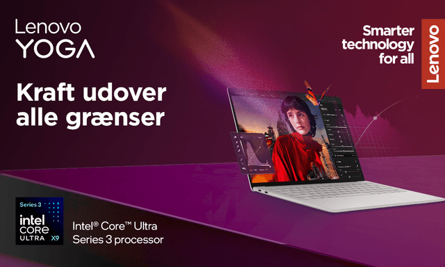 Lenovo Yoga med Intel® Core™ Ultra Series 3-processor