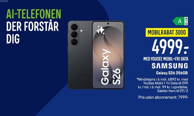 Samsung Galaxy S26 - lanceringstilbud