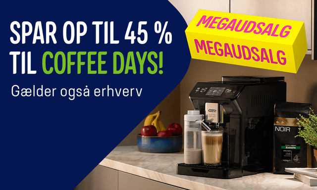 Spar op til 45 procent til Coffee Days hos Elgiganten