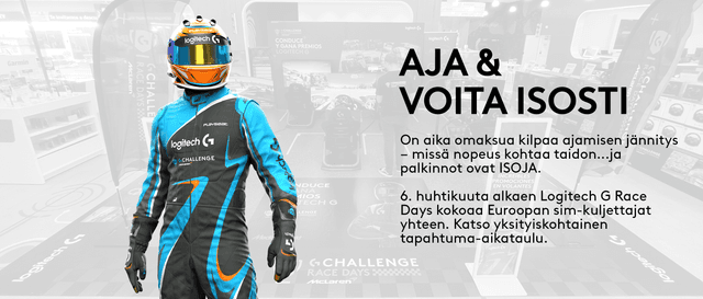 Logitech Race Days - Aja ja voita isosti