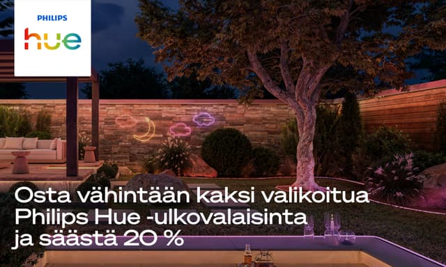 Philips hue - Osta vähintään kaksi ulkovalaisinta ja säästä 20 prosenttia