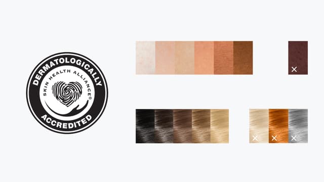 Symbol som illustrerar att Braun IPL Silk·expert Mini är Dermatologically Accredited of Skin Health Alliance