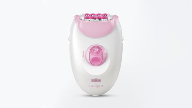 Produktbild av den vita och rosa Braun Silk•épil 3
