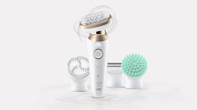 Produktbillede af Braun Silk·épil 9 Flex SkinSpa epilator og tilbehør