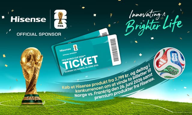 Hisense kampagne: Vind billetter til FIFA World Cup 2026-event