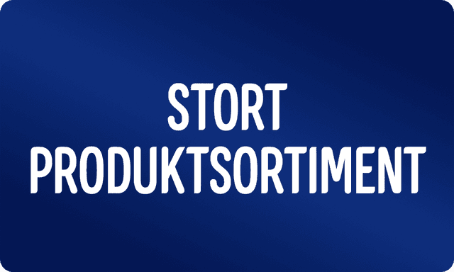 Stort produktsortiment