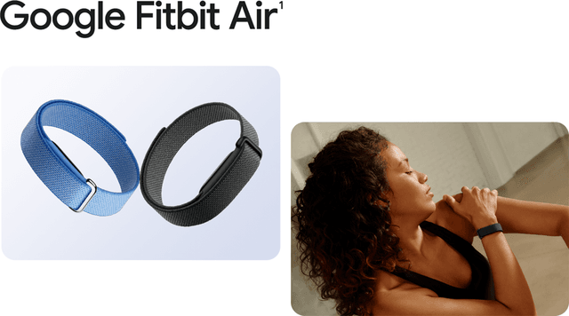 Two Google Fitbit Air kvinne som trener