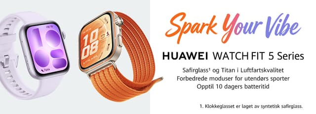 Huawei Watch Fit 5 og Fit 5 Pro